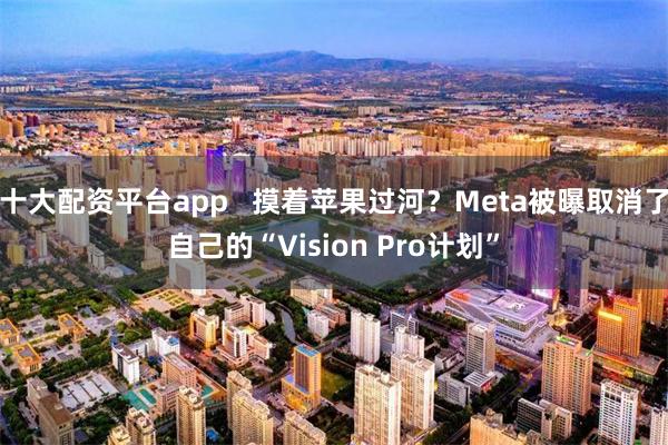 十大配资平台app   摸着苹果过河？Meta被曝取消了自己的“Vision Pro计划”