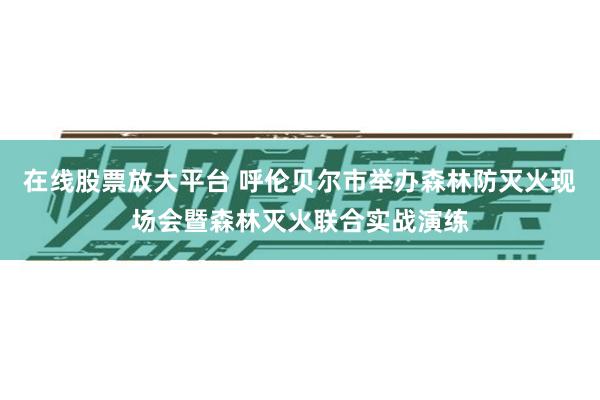 在线股票放大平台 呼伦贝尔市举办森林防灭火现场会暨森林灭火联合实战演练