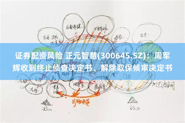 证券配资风险 正元智慧(300645.SZ)：周军辉收到终止侦查决定书、解除取保候审决定书