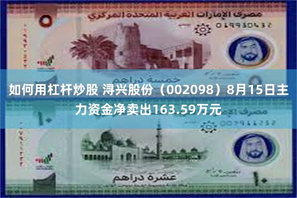 如何用杠杆炒股 浔兴股份（002098）8月15日主力资金净卖出163.59万元