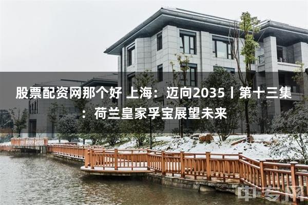 股票配资网那个好 上海：迈向2035丨第十三集：荷兰皇家孚宝展望未来