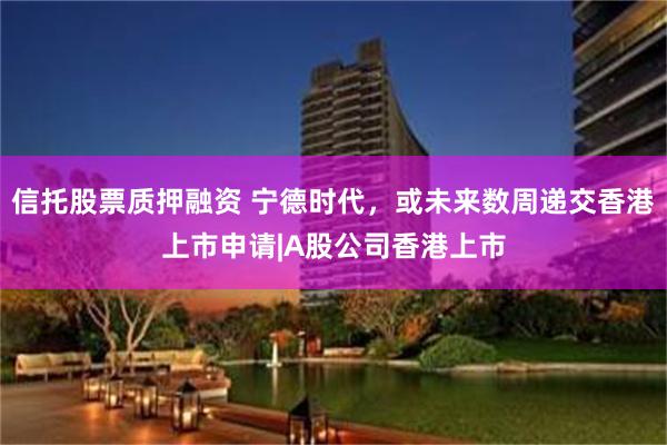 信托股票质押融资 宁德时代，或未来数周递交香港上市申请|A股公司香港上市