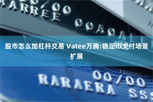 股市怎么加杠杆交易 Vatee万腾:稳定币支付场景扩展