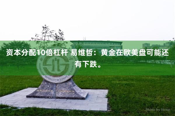 资本分配10倍杠杆 易维哲：黄金在欧美盘可能还有下跌。
